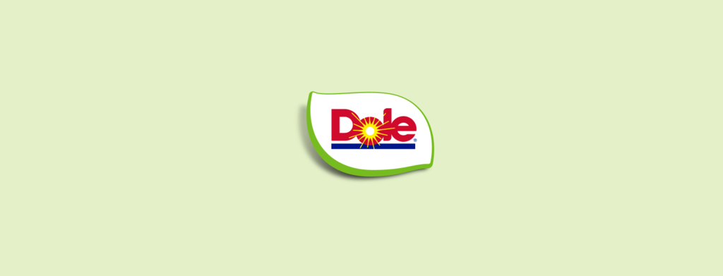 Dole Logo in Lime background