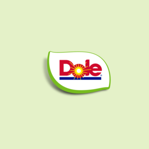 Dole logo on lime background