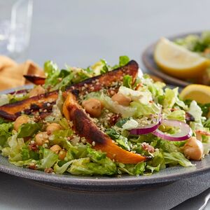 Charred-Sweet-Potato-Chickpea-Bacon-Caesar-Salad