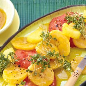 Plantain and Tomato Salad