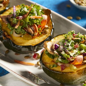 Roasted Stuffed Acorn Squash