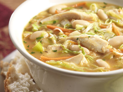 Angel Hair Cloeslaw  White Bean Soup10016