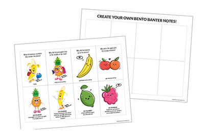 Bento Box Lunchbox Jokes & Notes