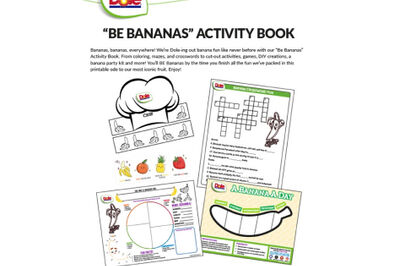 Dole 'Be Bananas' Activity Book