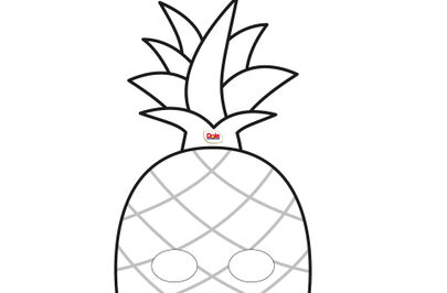Pineapple Mask Downloadable Dole