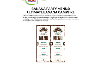 Ultimate Banana Campfire Menu Downloadable